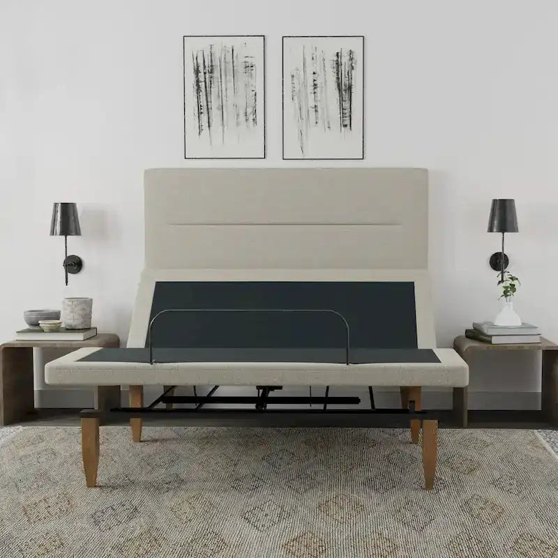 Adjustable Bed Base with Headboard, Zero Gravity & Under-Bed Lighting