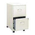 2-Drawer Mobile File Cabinet with Lock, Fits Under Desk