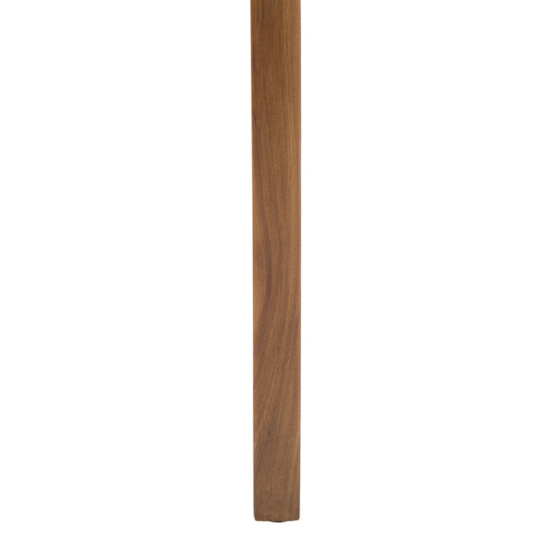3-Drawer Elm Wood Console Table with Tapered Legs